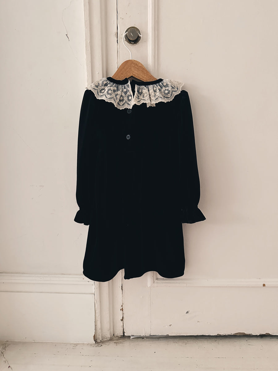 Vestido Terciopelo Negro