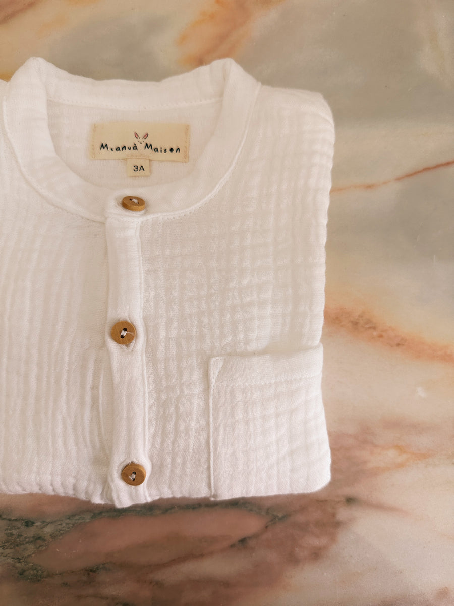 Camisa Mao Blanca
