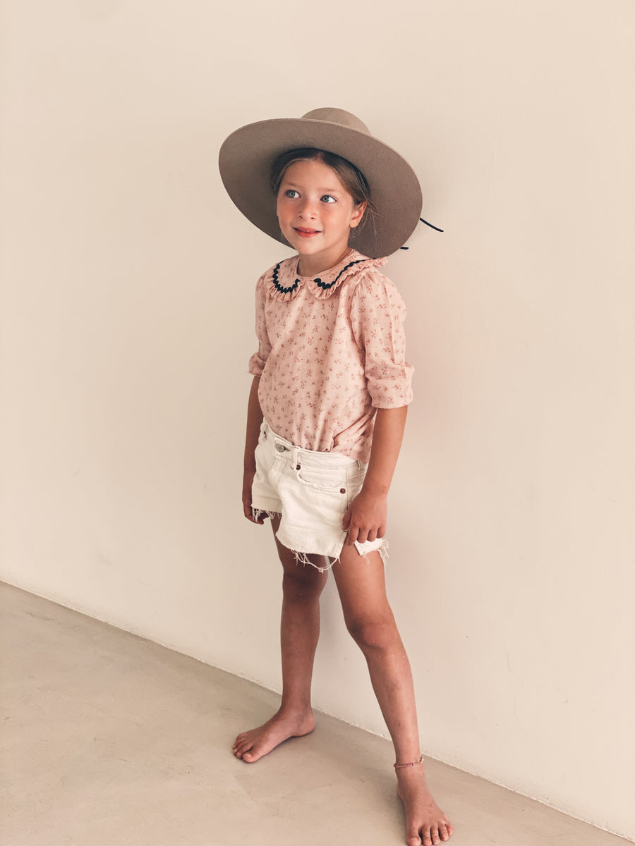 Blusa Gasa Flores