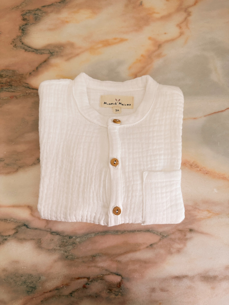 Camisa Mao Blanca