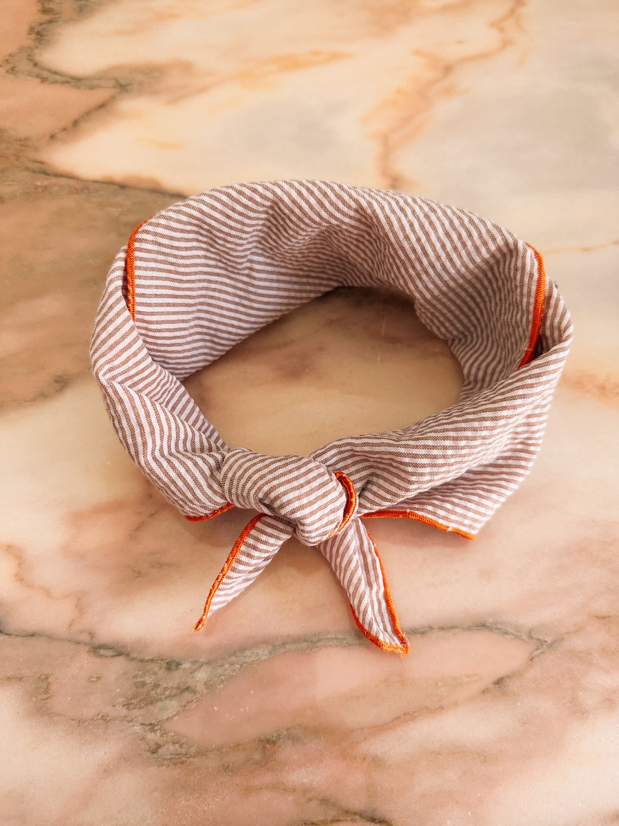 Pañuelo Rayas Beige