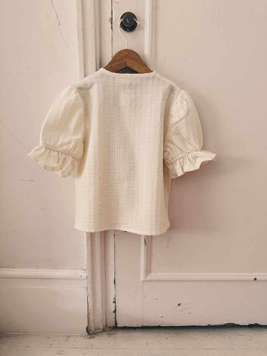 Blusa Lazos Blanco y Negro