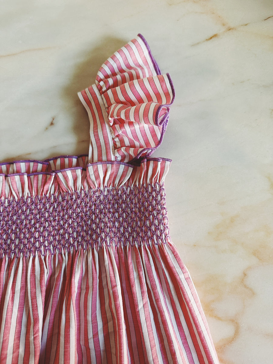 Vestido Midi Rayas Fresón (6A-12A)