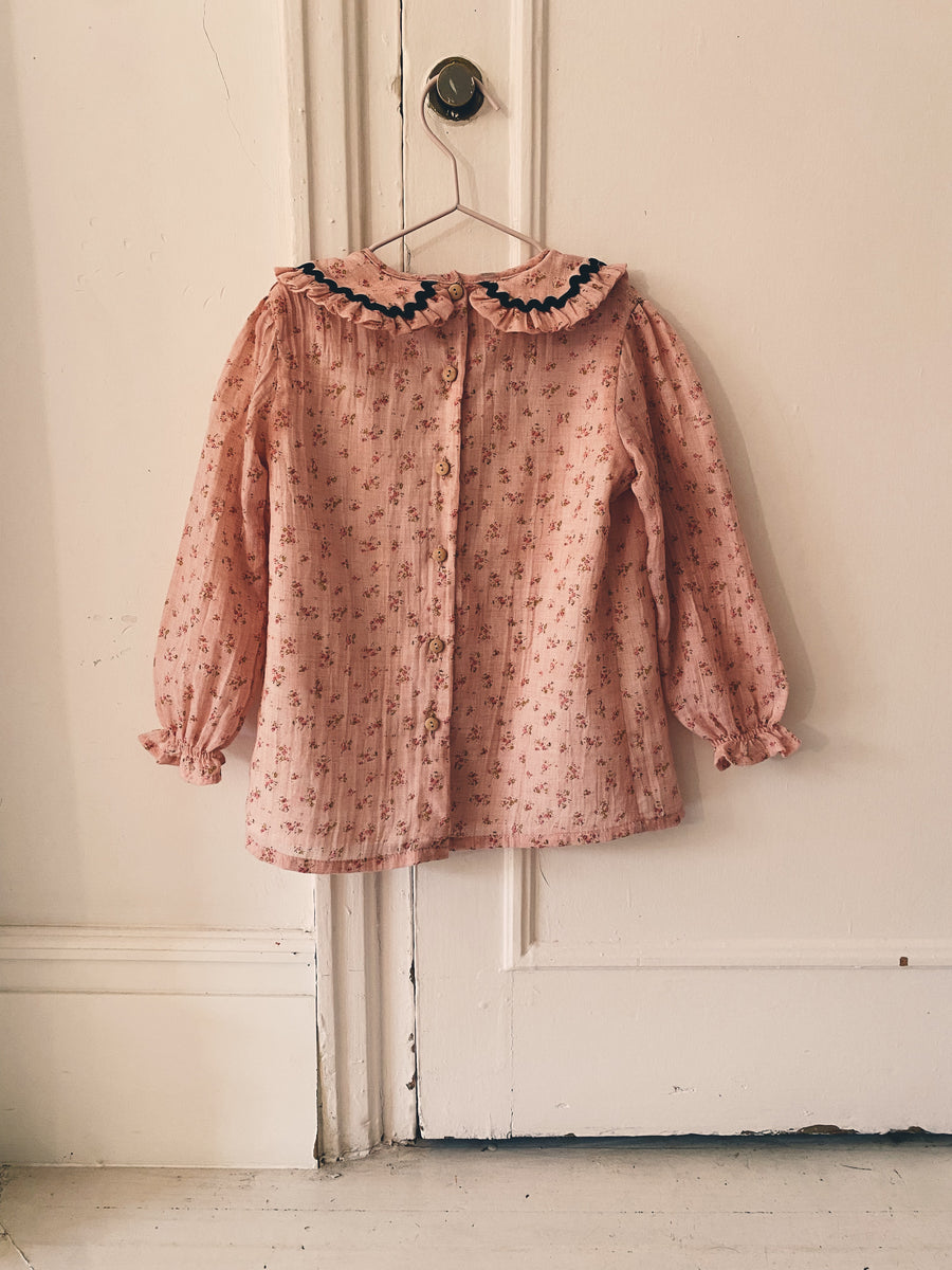 Blusa Gasa Flores