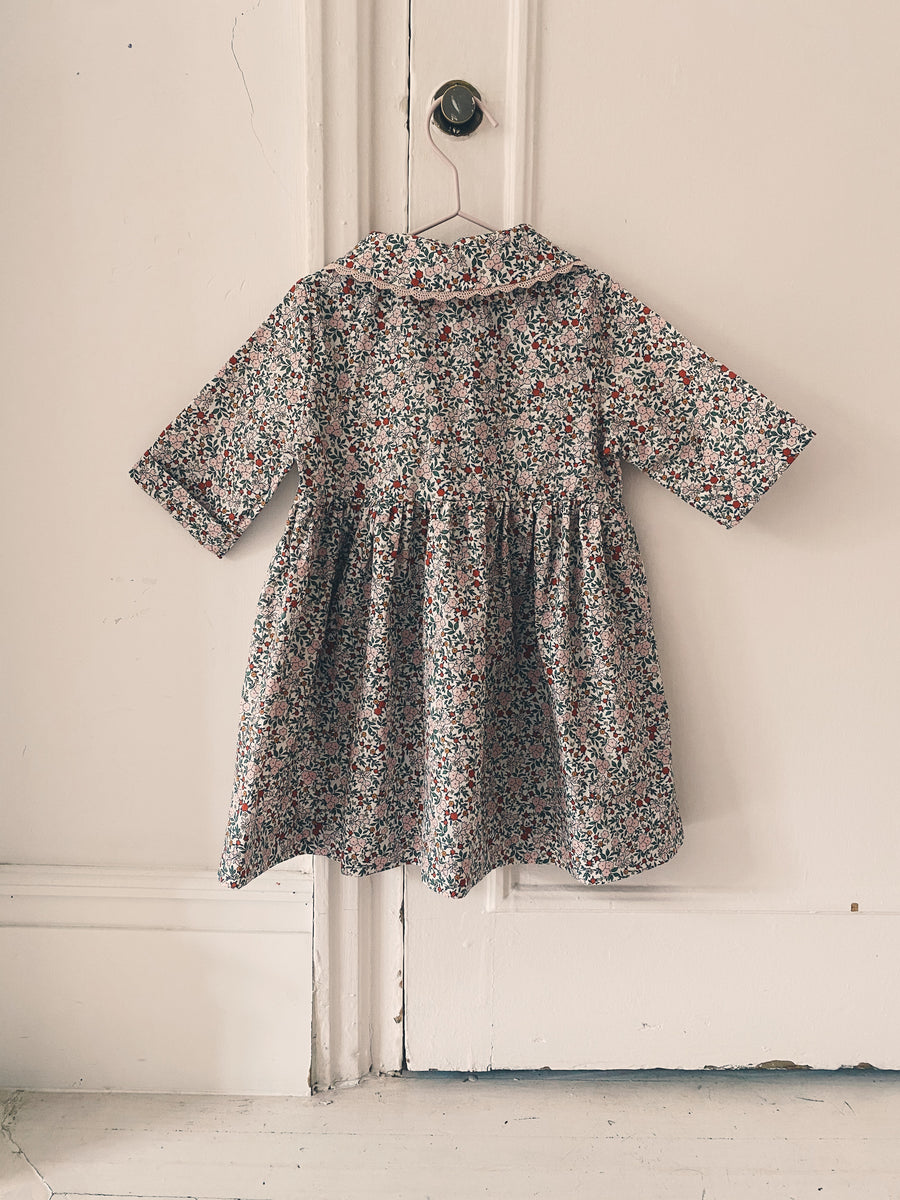 Vestido Bobo Flores Rosa