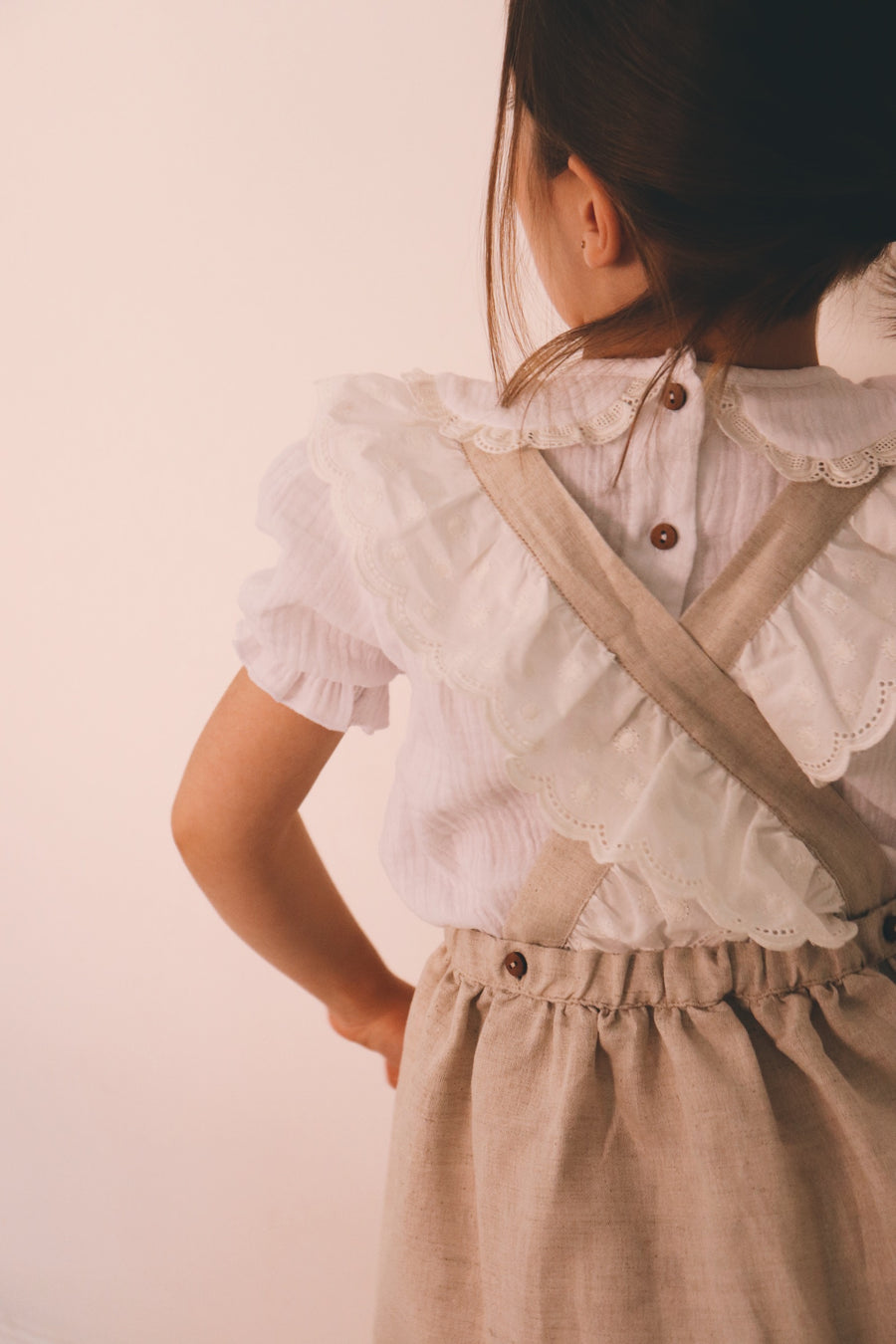 Blusa  Blanca Puntilla