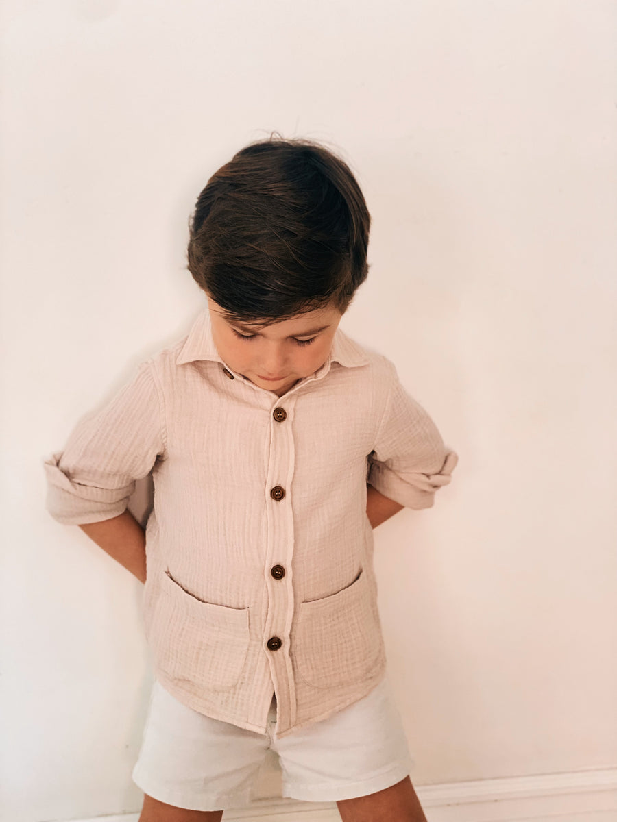 Camisa Safari Beige